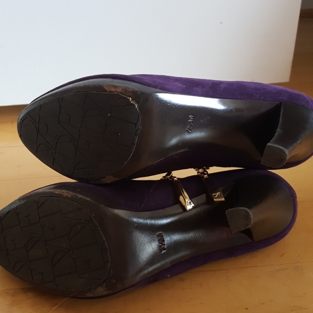 DVF purple suede booties 7.5 - Picture 7 of 7